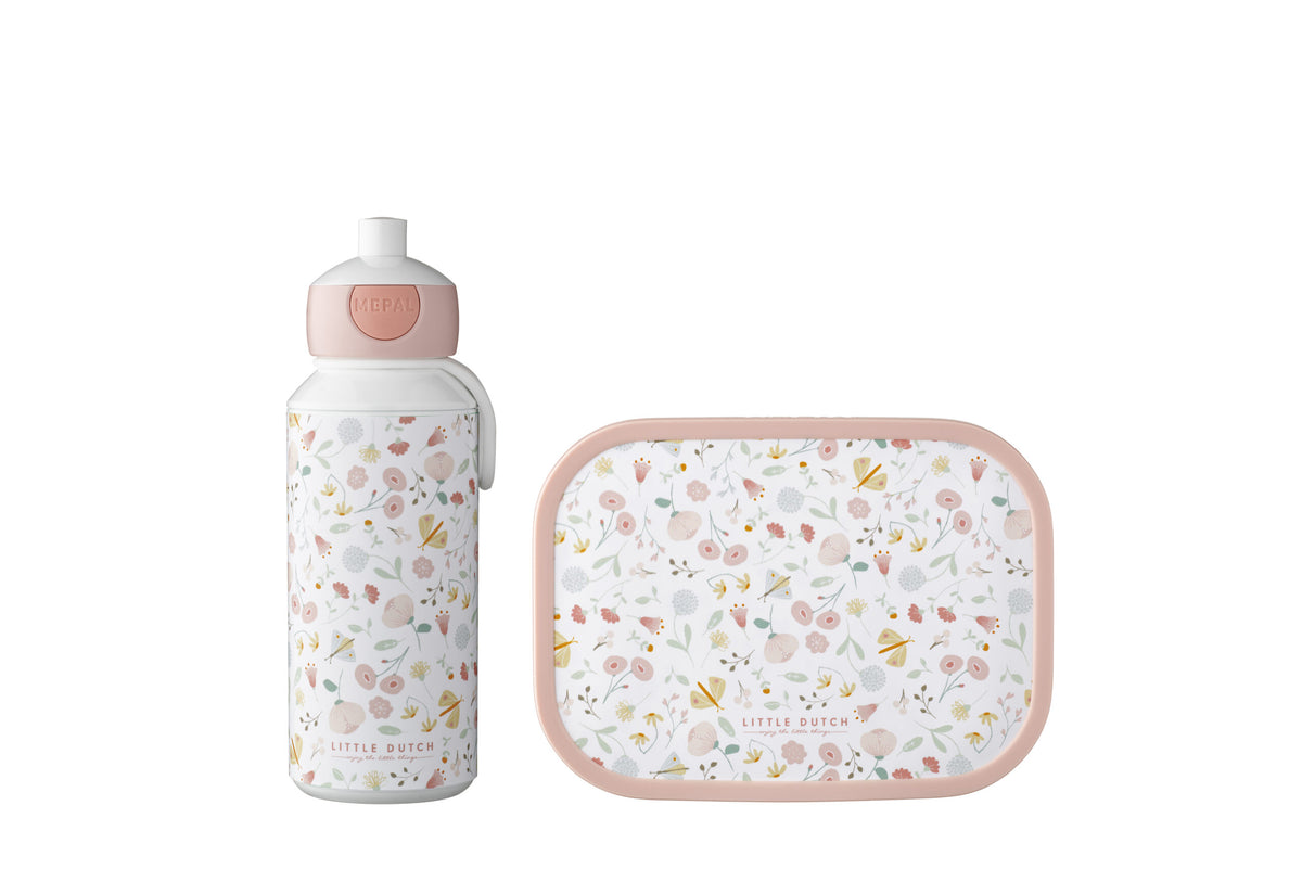 Trinkflasche 400ml - Flowers & Butterflies - von MEPAL