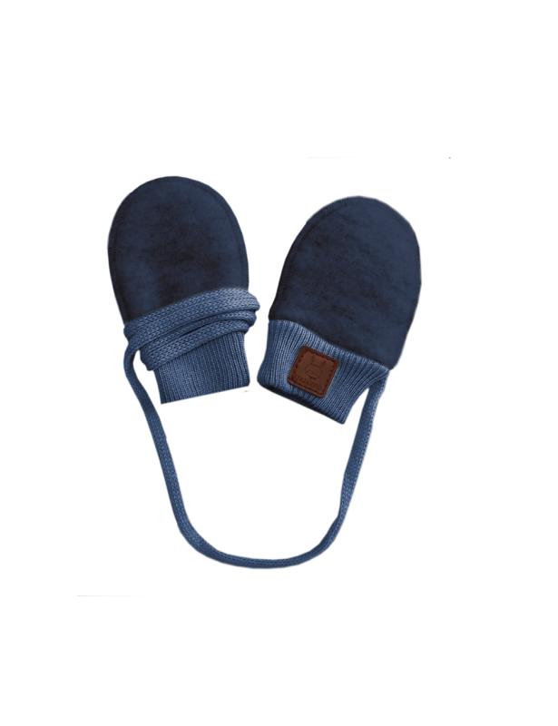 BABY Woll Fausthandschuhe navy - von Maximo