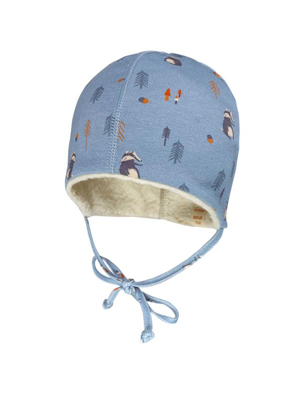 BABY Mütze Blau Dachs - von maximo