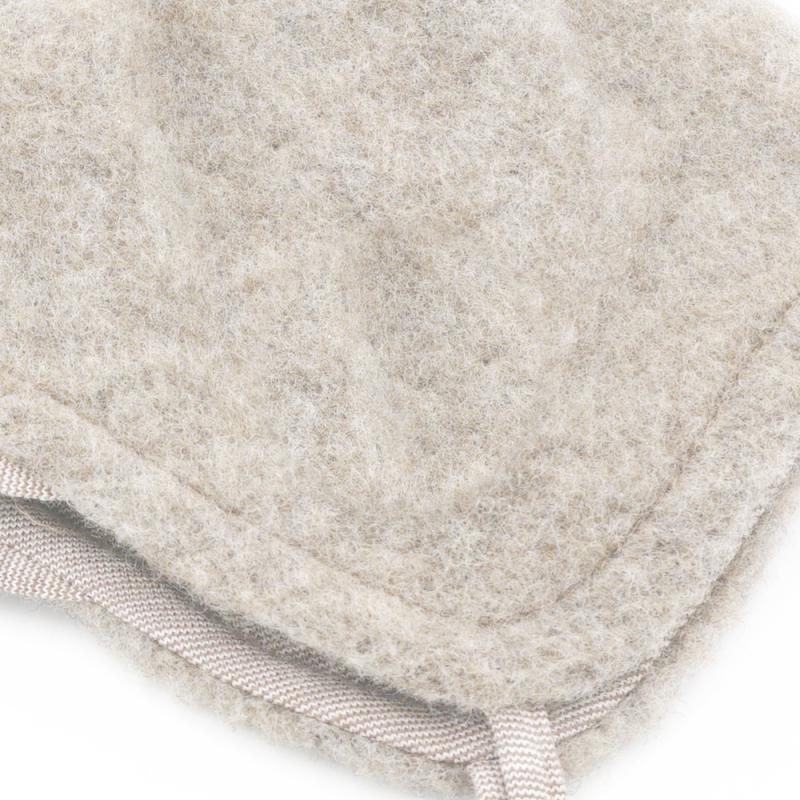 BABY Mütze Woll-Fleece düne