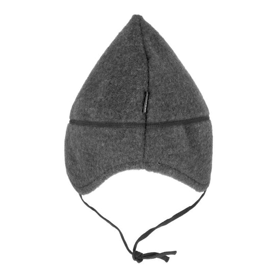 Mini Mütze Woll-Fleece graumeliert