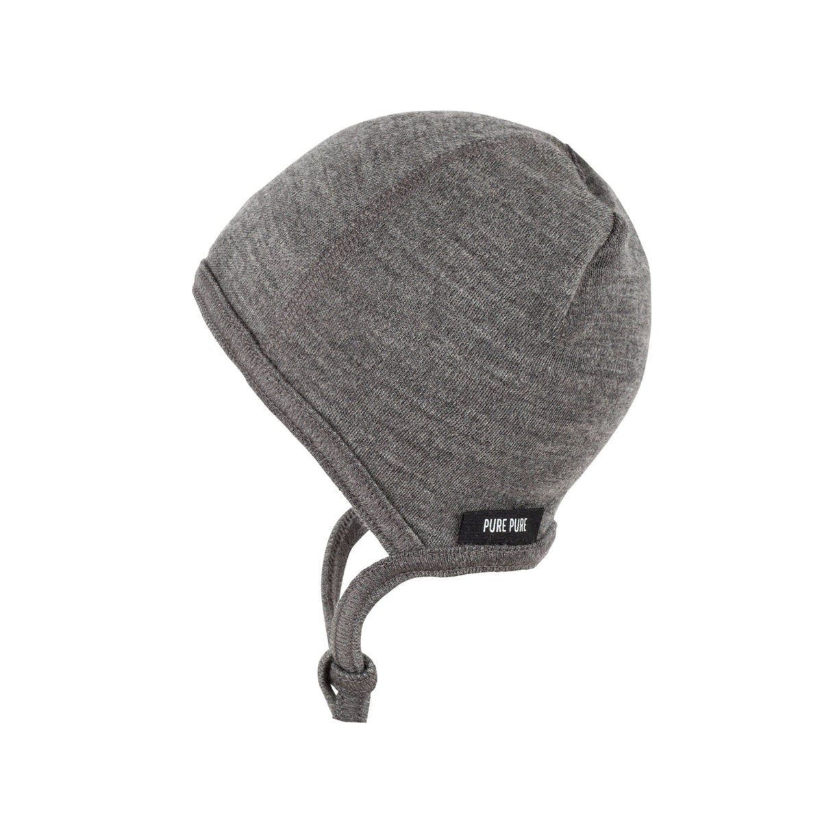Woll-Erstlingsmütze grau melange - von Pure Pure by bauer