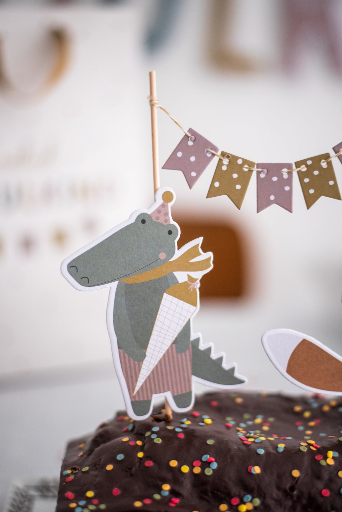 Einschulungs Cake Topper pastell - von ava&yves