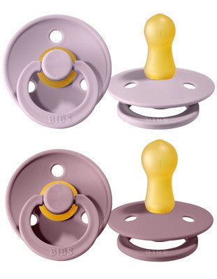 2er Set Colour Schnuller Dusky Lilac&Heather Gr. 2 - von BIBS
