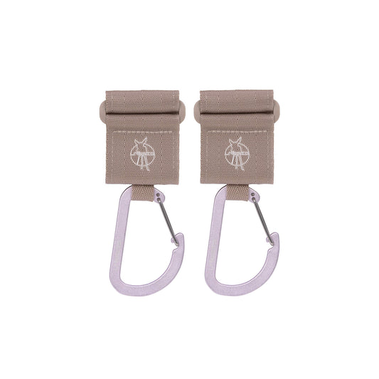 Kinderwagenhaken Karabiner Beige - von Lässig