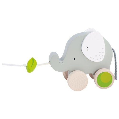 Ziehtier Elefant mit Blatt - von goki