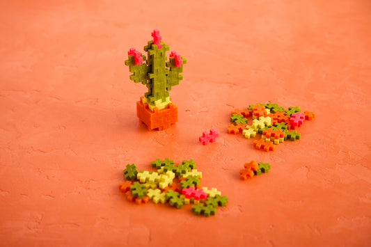Kreativ Bausteine Mini Puzzle Kaktus