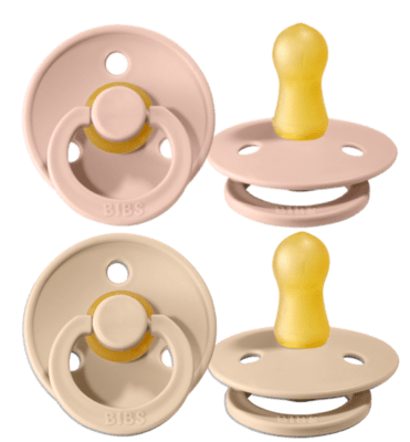2er Set Colour Schnuller Blush & Vanilla - von BIBS