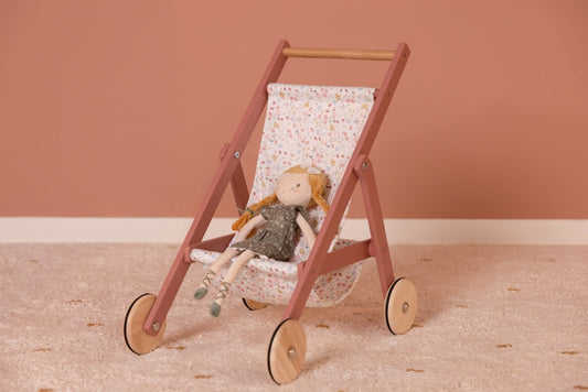 Puppenbuggy Flowers&Butterflies - von little Dutch
