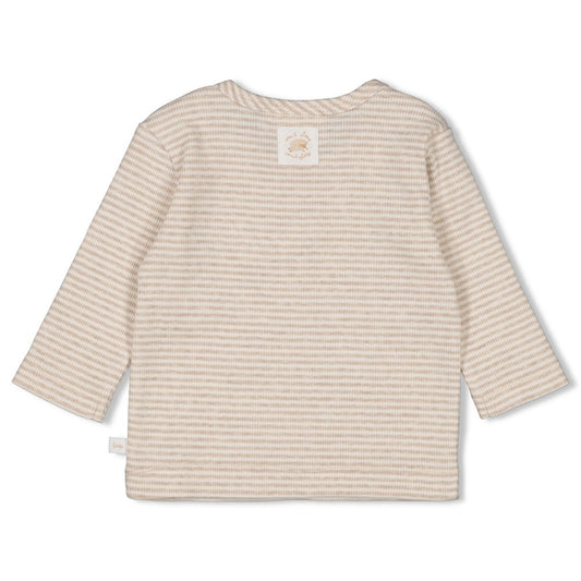 Gerippte Longsleeve Ringel - Sleepy Sheepy