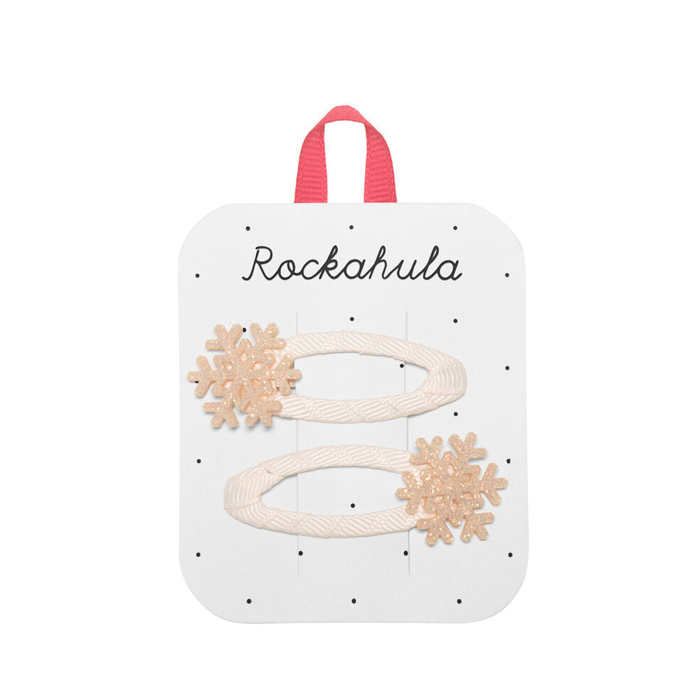 Haarklammern Shimmer Snowflakes