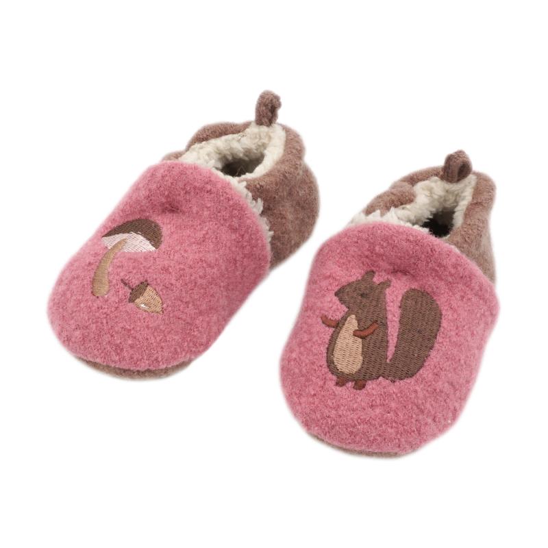 Woll-Lauflernschuhe Eichhörnchen - maximo
