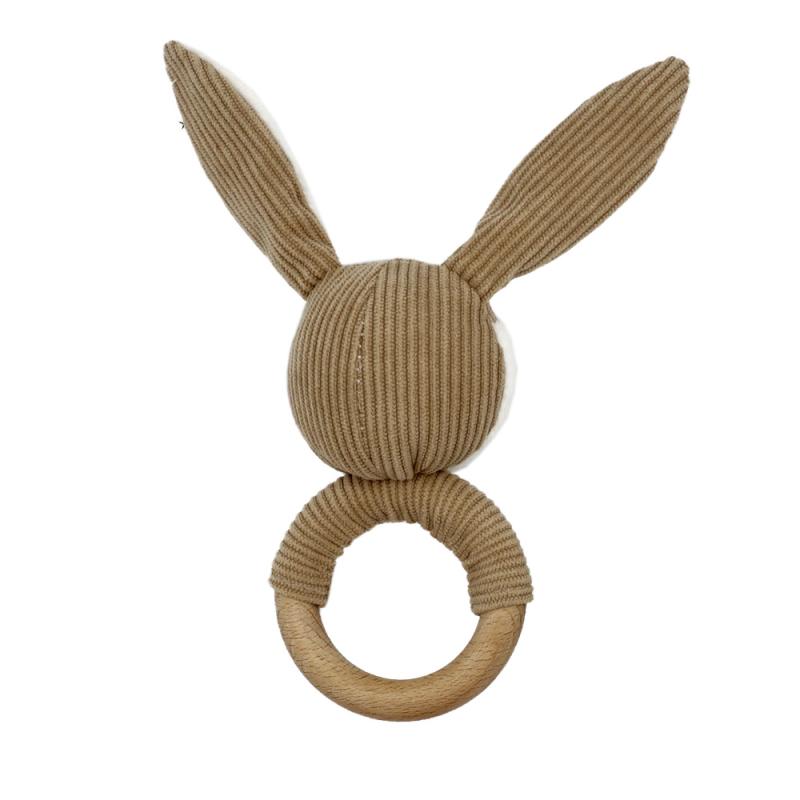 Beißring Hase Cord mit Nicky