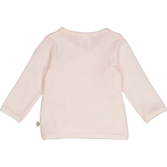 Cozy Me Rib Wickeltshirt light rose - von müsli