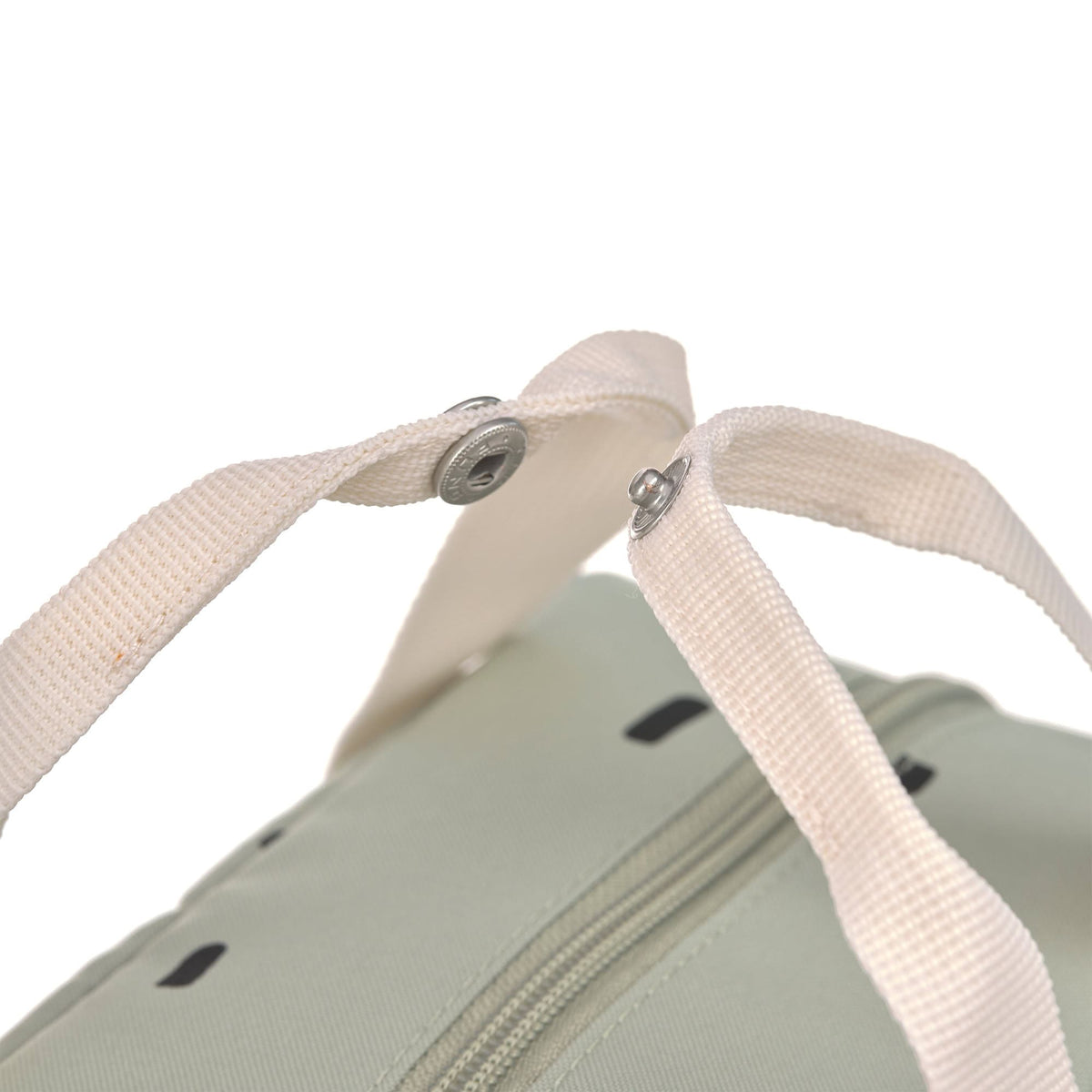 Kinderrucksack Square Happy Prints light olive - von lässig