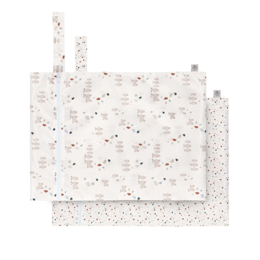Wet Bag 2er Set Tiny Farmer Sheep - von Lässig