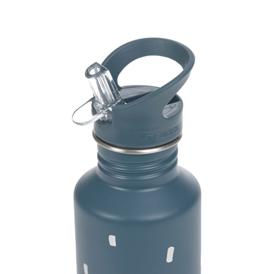 Edelstahltrinkflasche Happy Prints Blue - von Lässig