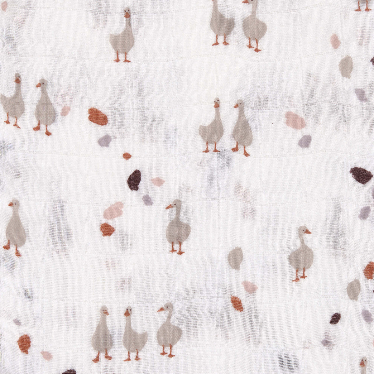 Muslin Swaddle & Burp Tiny Farmer flowers - lässig