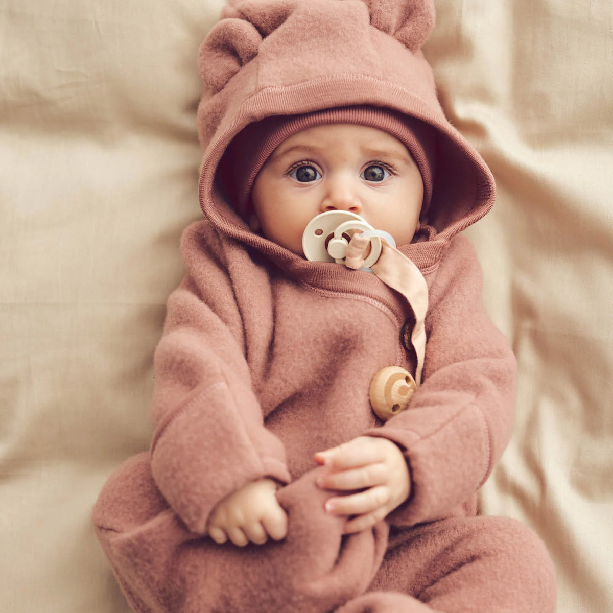 Wollfleece Overall Jasmin Blue - von müsli
