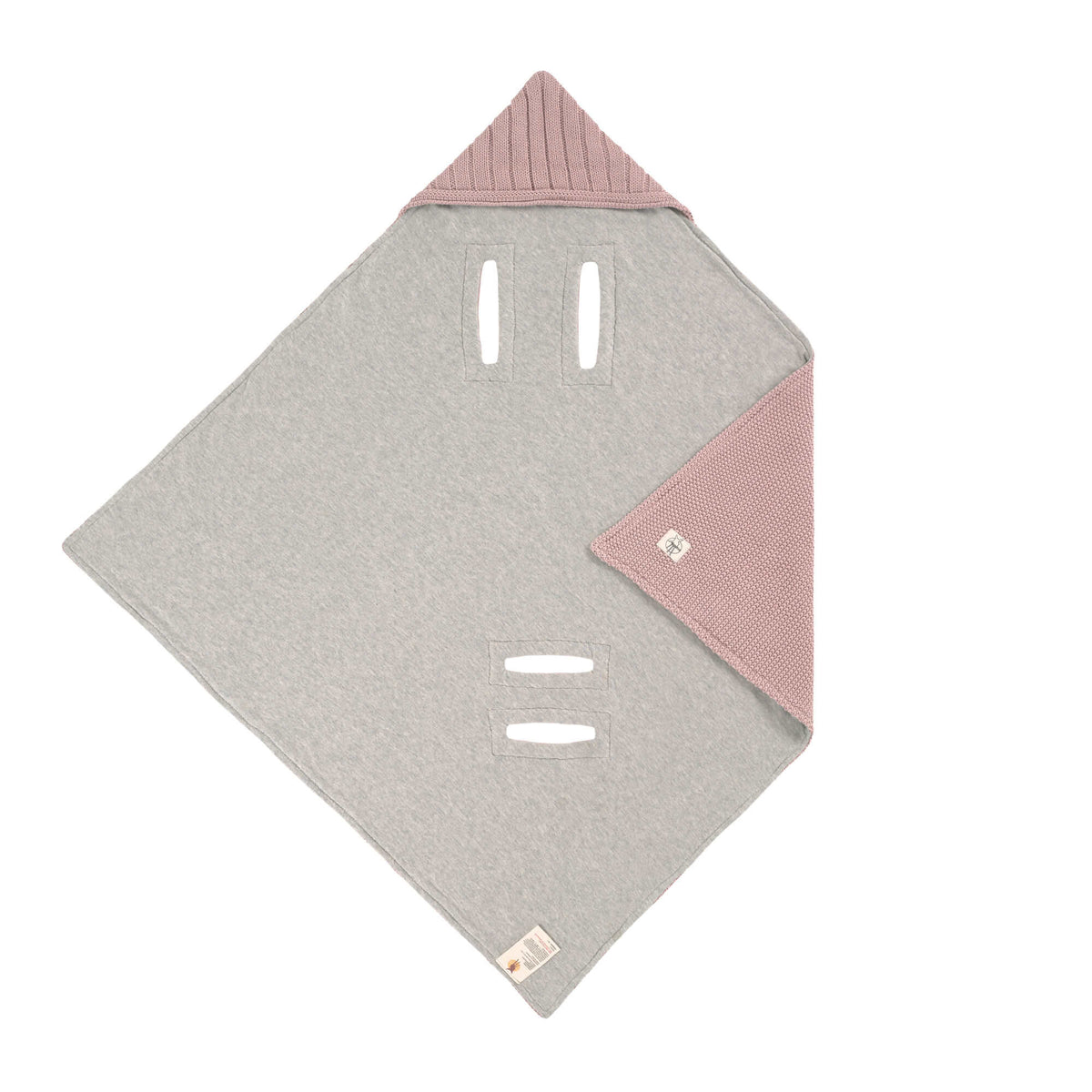 Babyschalen Decke dusky pink- von lässig