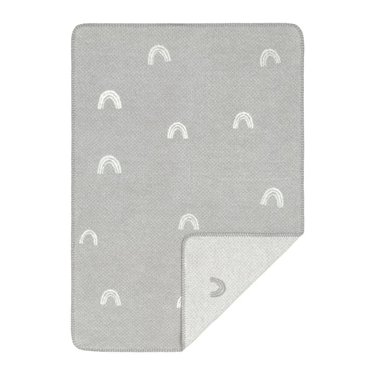 Babydecke Rainbow grey