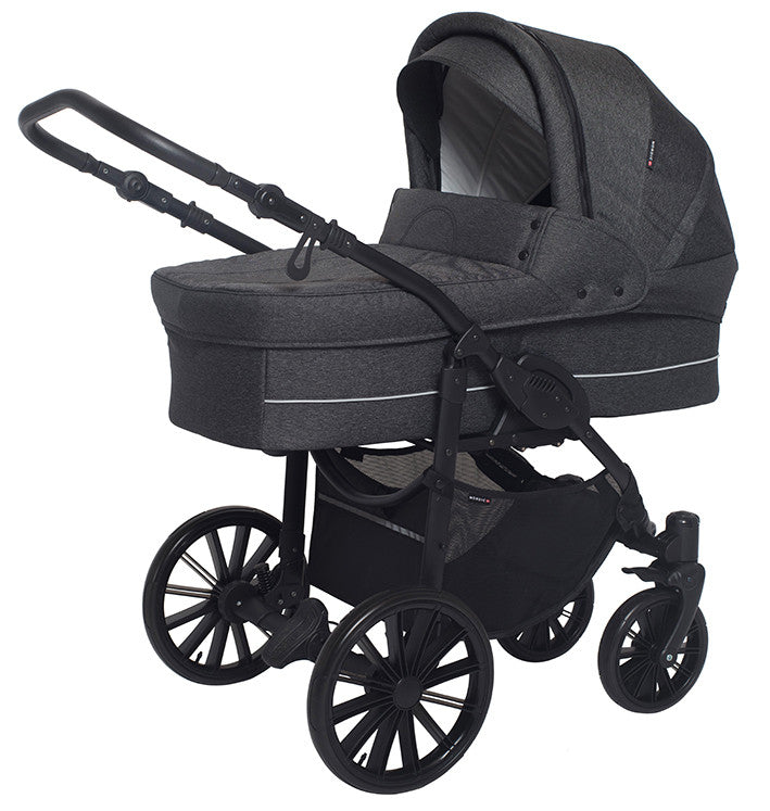 Nordic Lux Dunkelgrau Melange - von Basson Baby