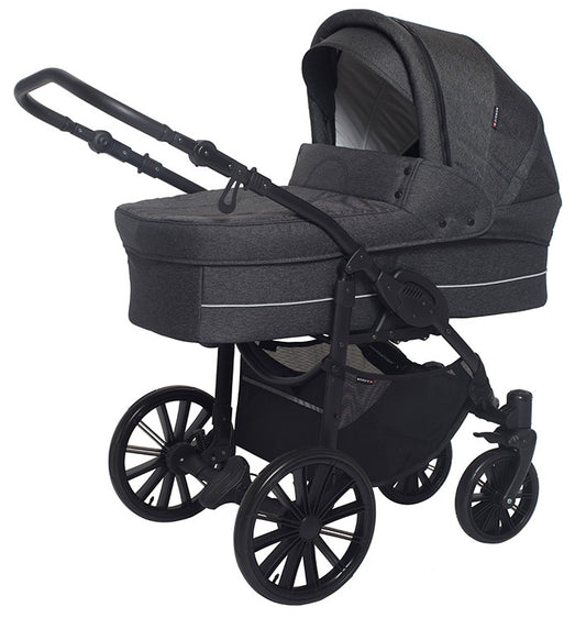 Nordic Lux Dunkelgrau Melange - von Basson Baby