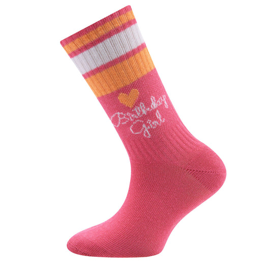 Birthday Socken sorbet pink - von ewers