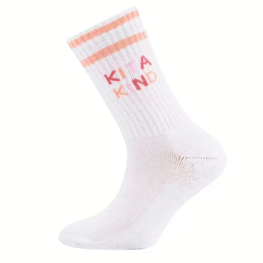 Tennis Socke Kita Kind apricot