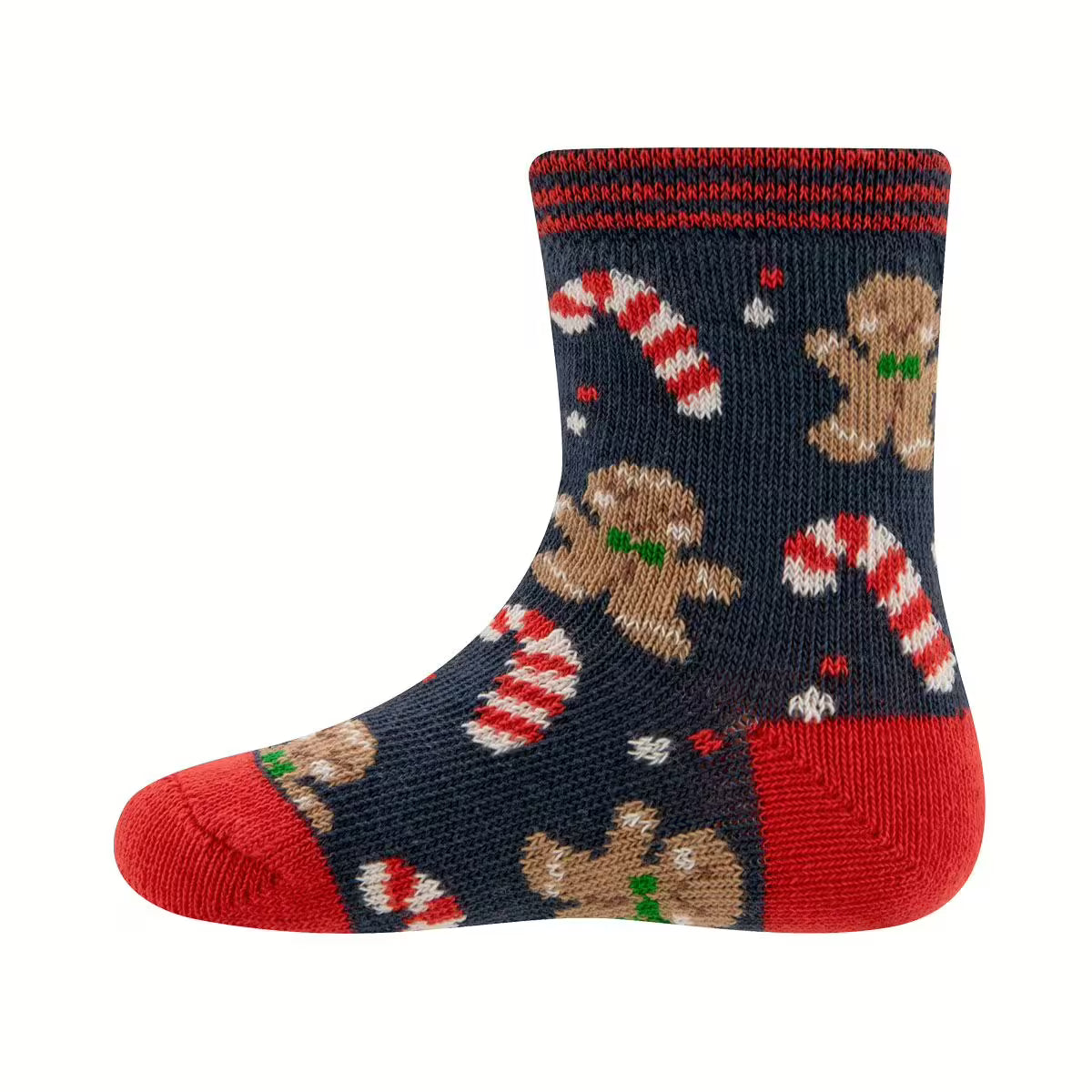 Socken Lebkuchenmännchen sand