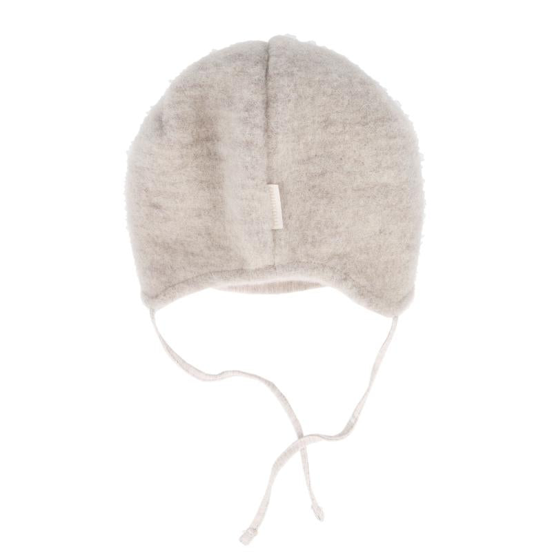 BABY Mütze Woll-Fleece düne