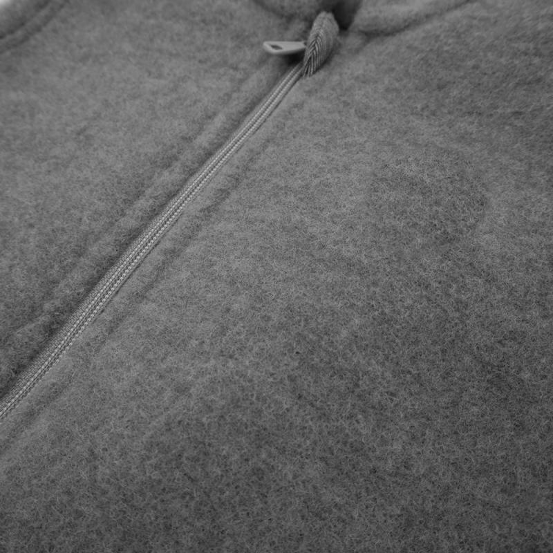Wollfleece Overall graumeliert