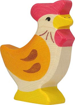 Huhn stehend - von Holztiger