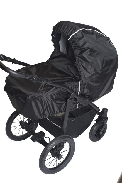 Regenschutz schwarz Large - Basson