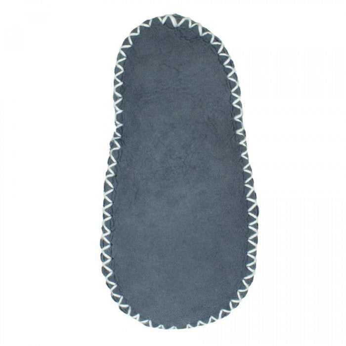 Baby Lammfellschuhe Strickbündchen anthra - von Heitmann