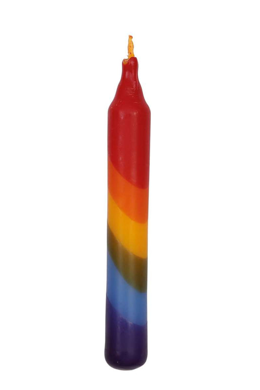 Kerze Regenbogen - von ahs