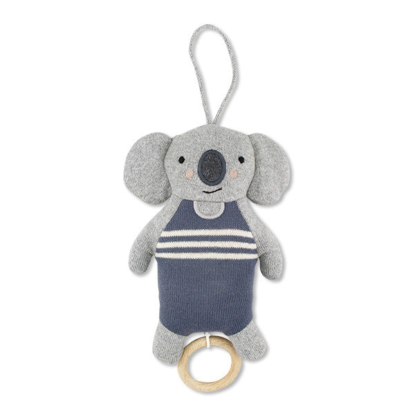 Strickspieluhr Koala, blau - von ava&yves