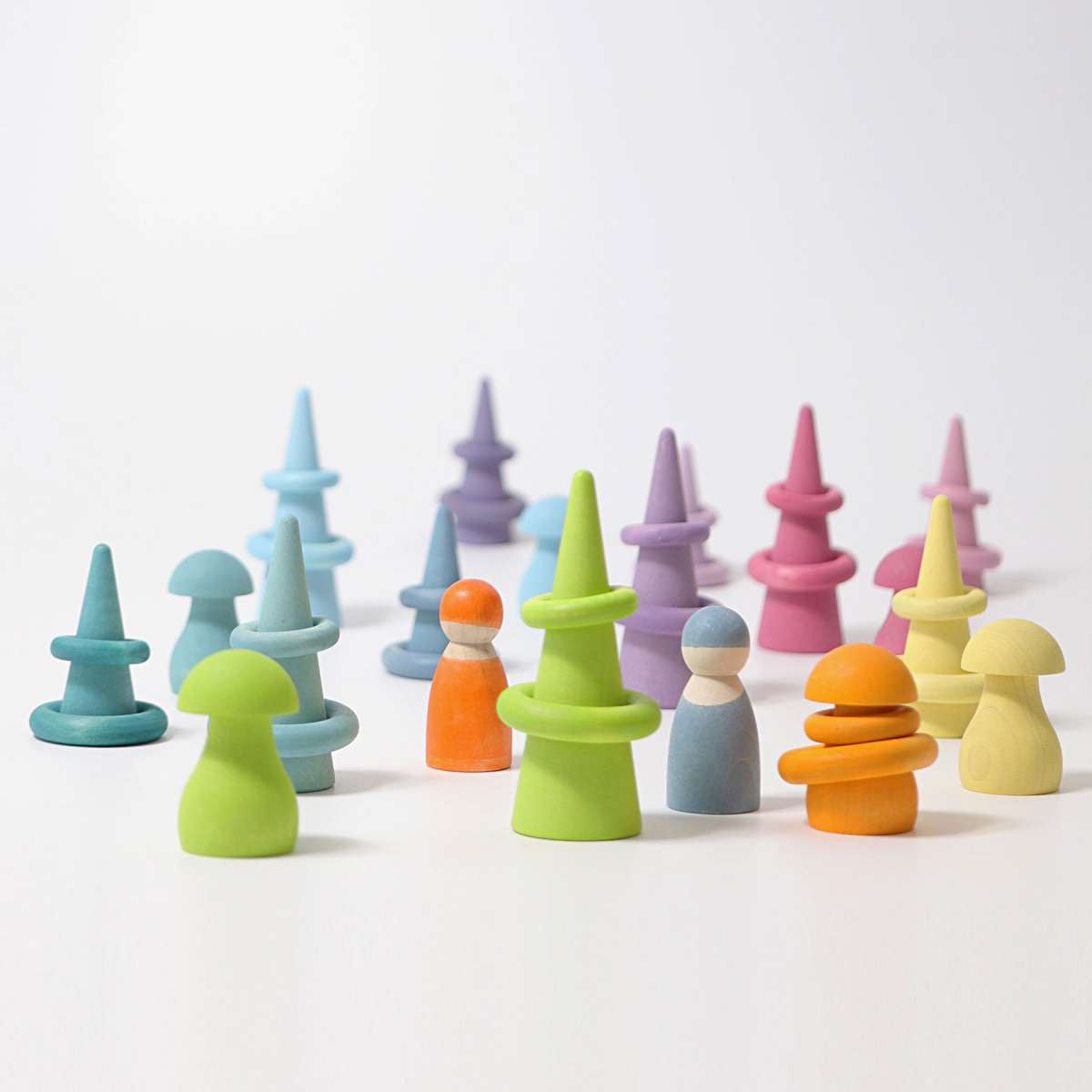 Regenbogenwald Pastell - von Grimm's