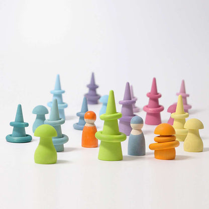 Regenbogenwald Pastell - von Grimm's