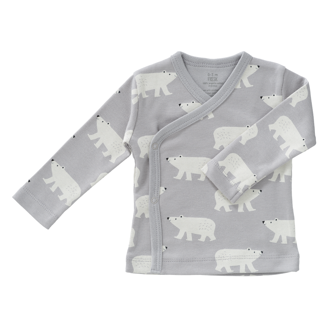 Wickelshirt Langarm - Eisbär - von Fresk