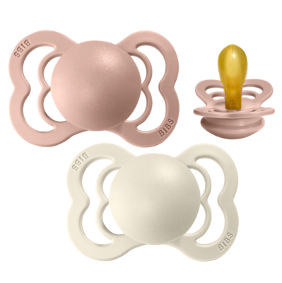 2er Set Supreme Schnuller Blush&Ivory Gr. 2 - von BIBS