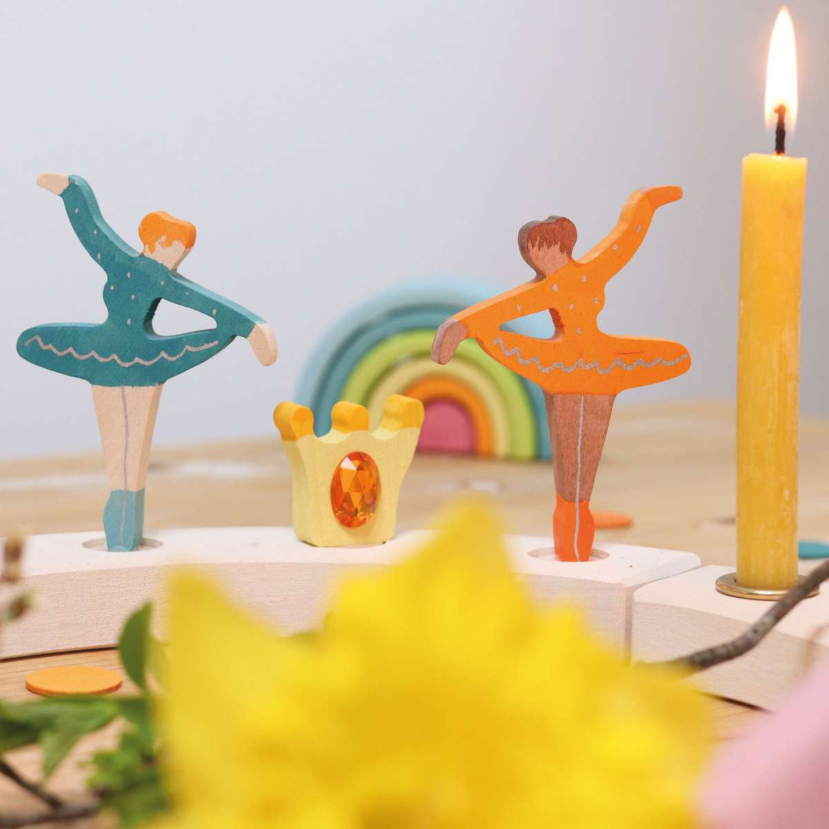 Steckfigur Ballerina Orangenblüte - von Grimm's