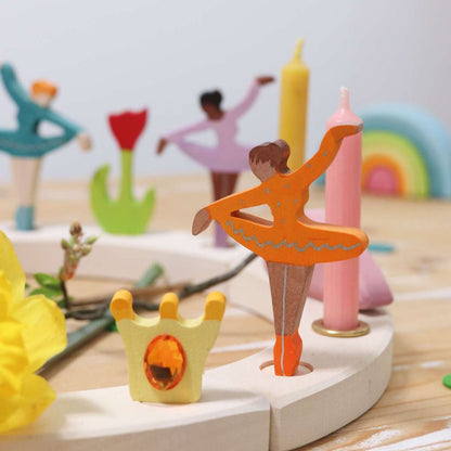 Steckfigur Ballerina Orangenblüte - von Grimm's