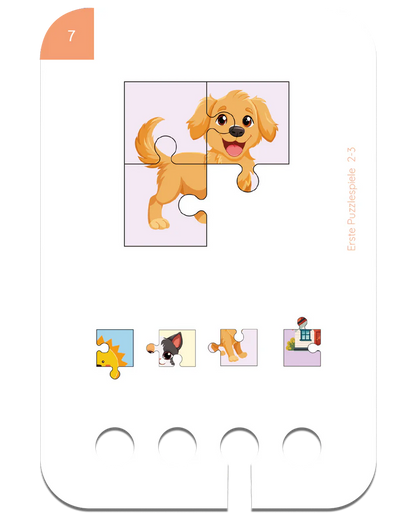 Erste Puzzlespiele 2-3J.