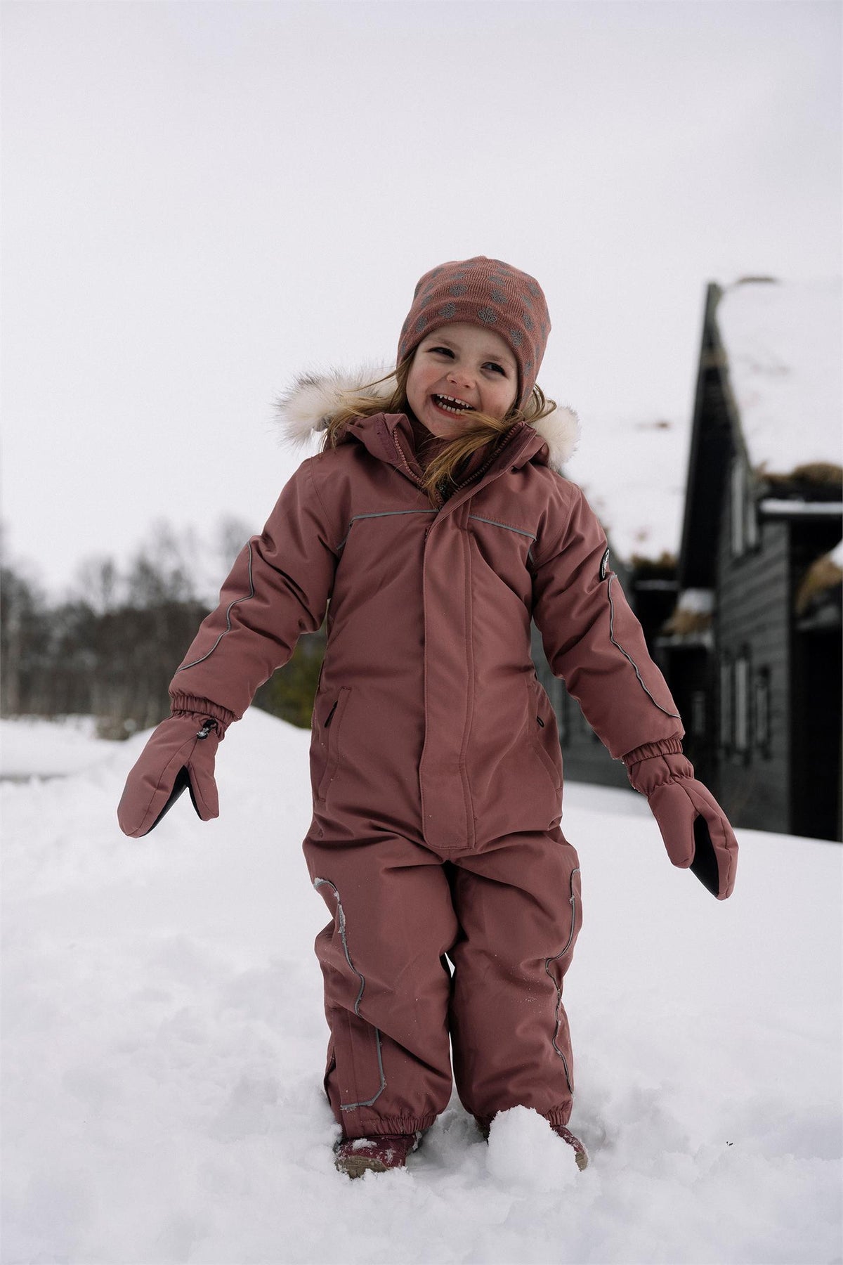 Timotei Beanie Mütze Smokey Rose - von Gullkorn