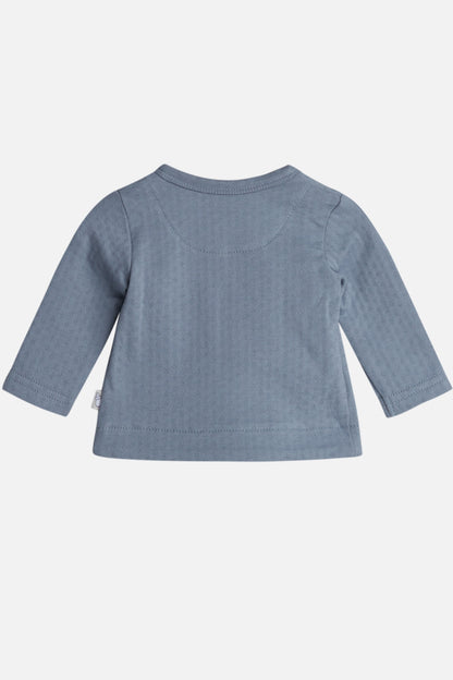 Wickel Cardigan Chi Blue flint - von Hust & Claire