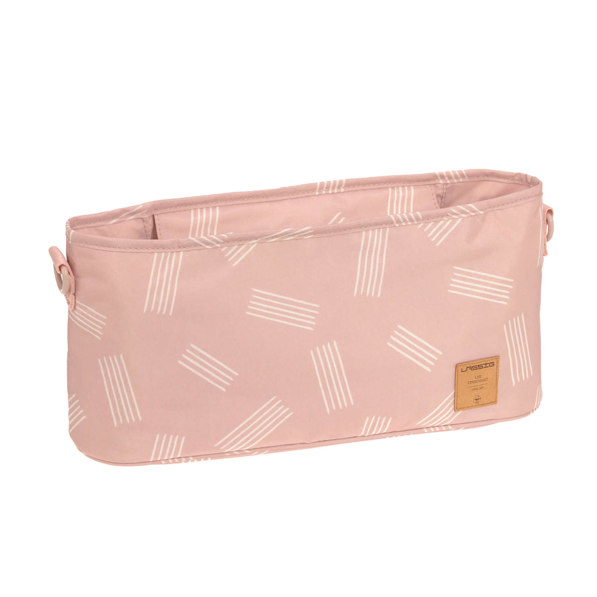 Buggy Organizer Soft Stripes Rose - von Lässig