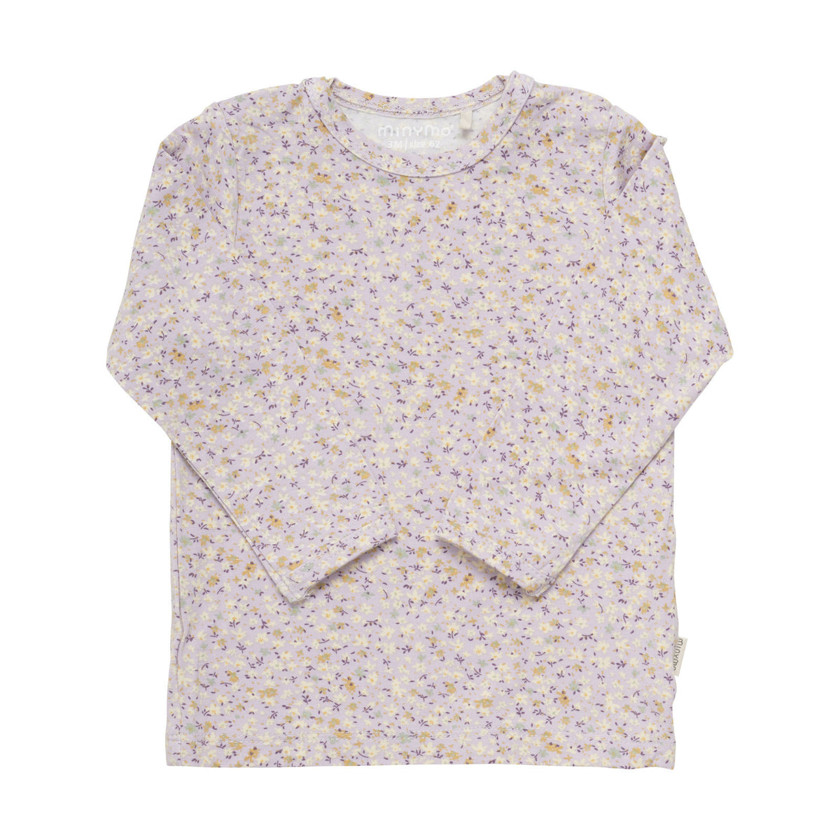 T-Shirt Bamboo misty lilac Blümchen - von minymo