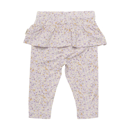 Hose Bamboo misty lilac Blümchen - von minymo