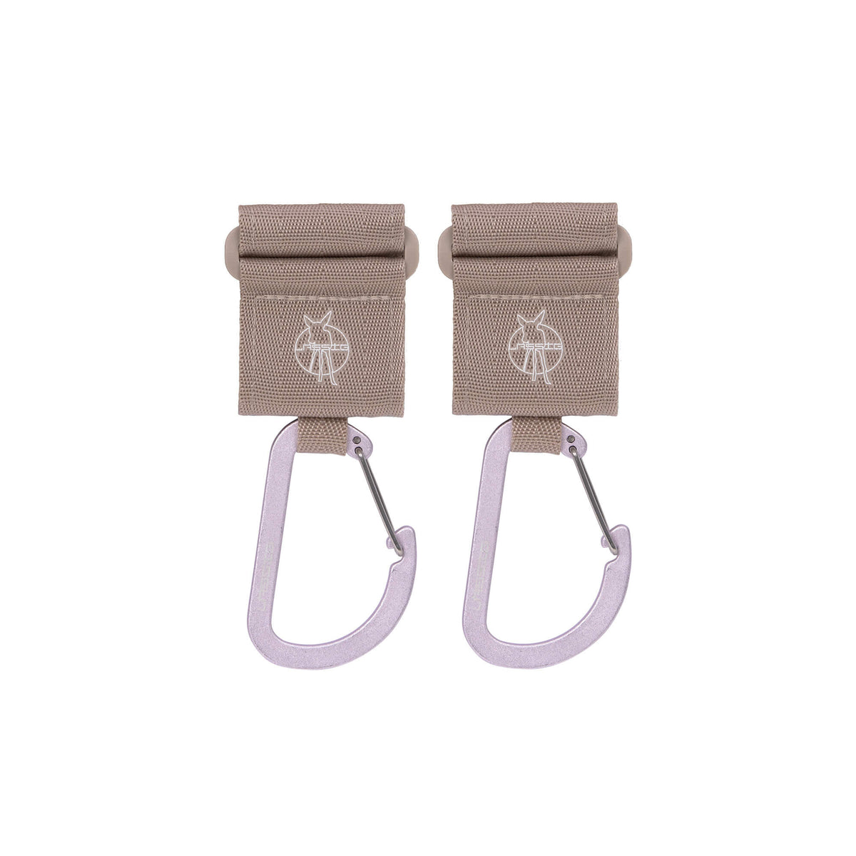 Kinderwagenhaken Karabiner Beige - von Lässig